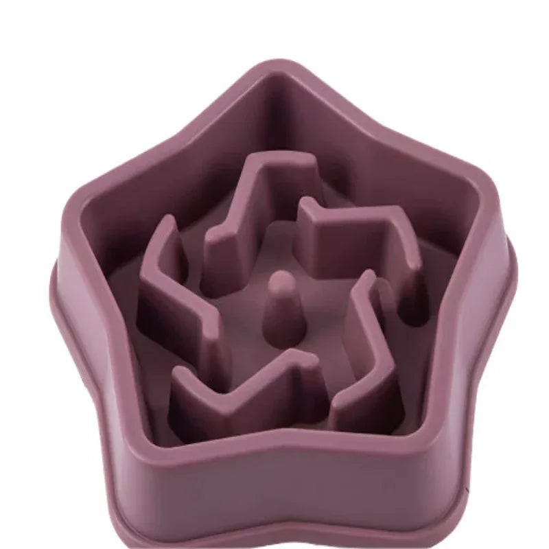 Slow Anti-choke Anti-Skid Feeding Dog Bowl