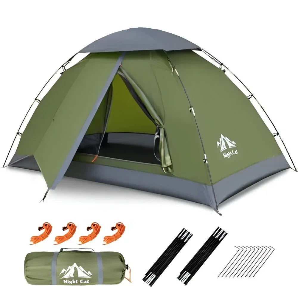 Double Popup Waterproof Camping Tent