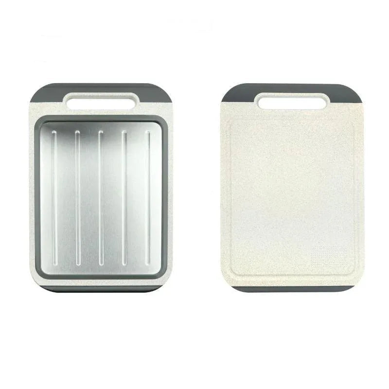 Double Sided 304 Stainless Steel Kitchen Defrosting Cutting Board