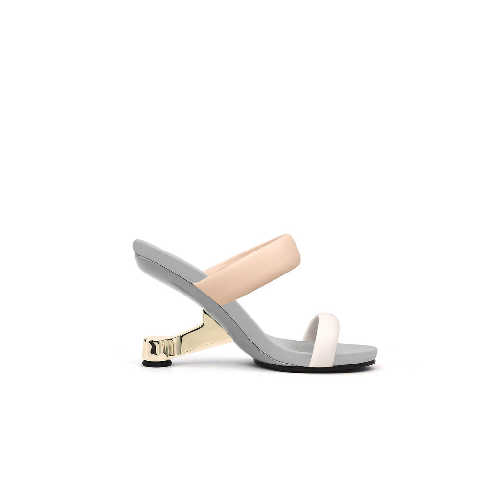 Double Strap Pivot Heel Sandals-2