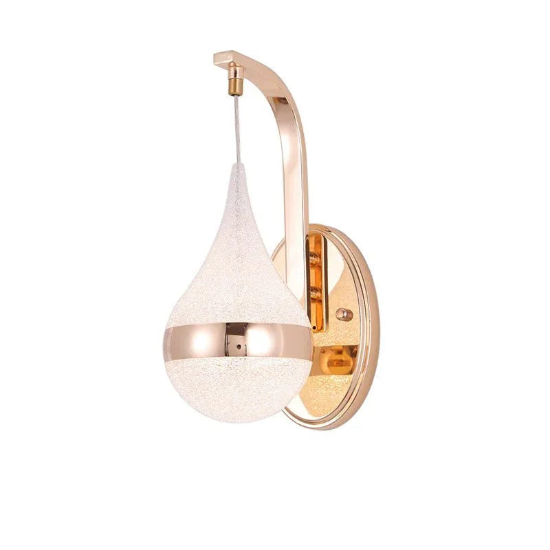 Drop-Shaped LED Wall Bedside Lamp For The Bedroom
