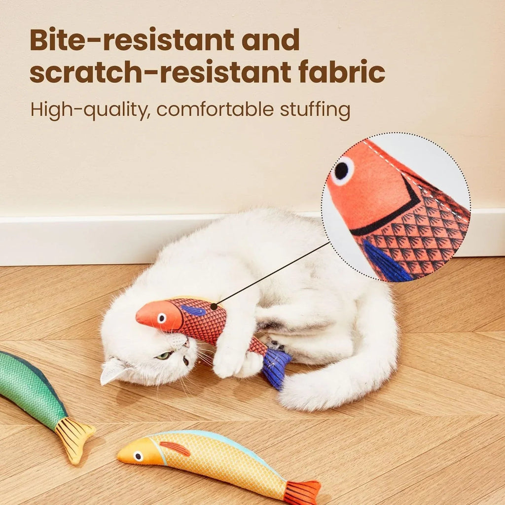 Durable Interactive Soft Catnip Sound Cat Toy For Indoor Exercise