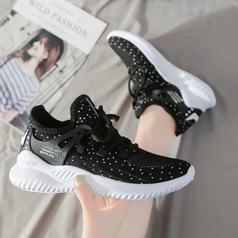Breathable Casual Shoes Women All-Match Korean Running Shoes