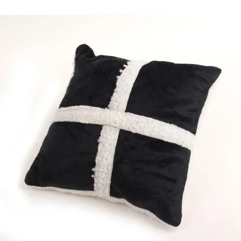 Soft Cat Dog Pet Bed Warm Comfortable Sofa With Pillow