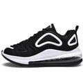 Casual Air Cushion Black Shoes Men Outdoor Breathable  Lace-Up Sneakers Running Sports Shoes