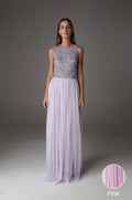 INES MAXI SKIRT PINK