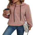 Fashion Tops Women's Double-Sided Velvet Solid Color Hoodies
