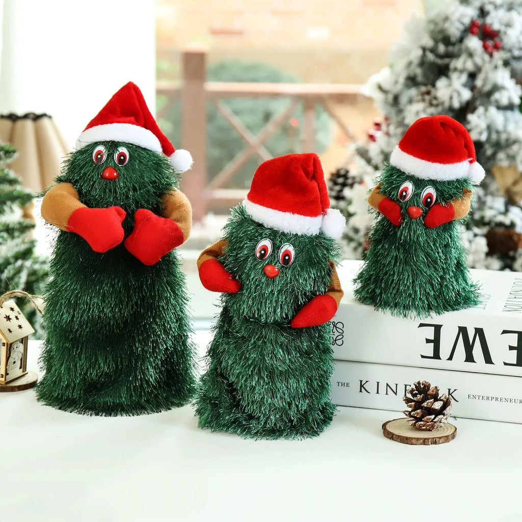 Electric Dancing Christmas Tree Christmas Doll Toy Decoration