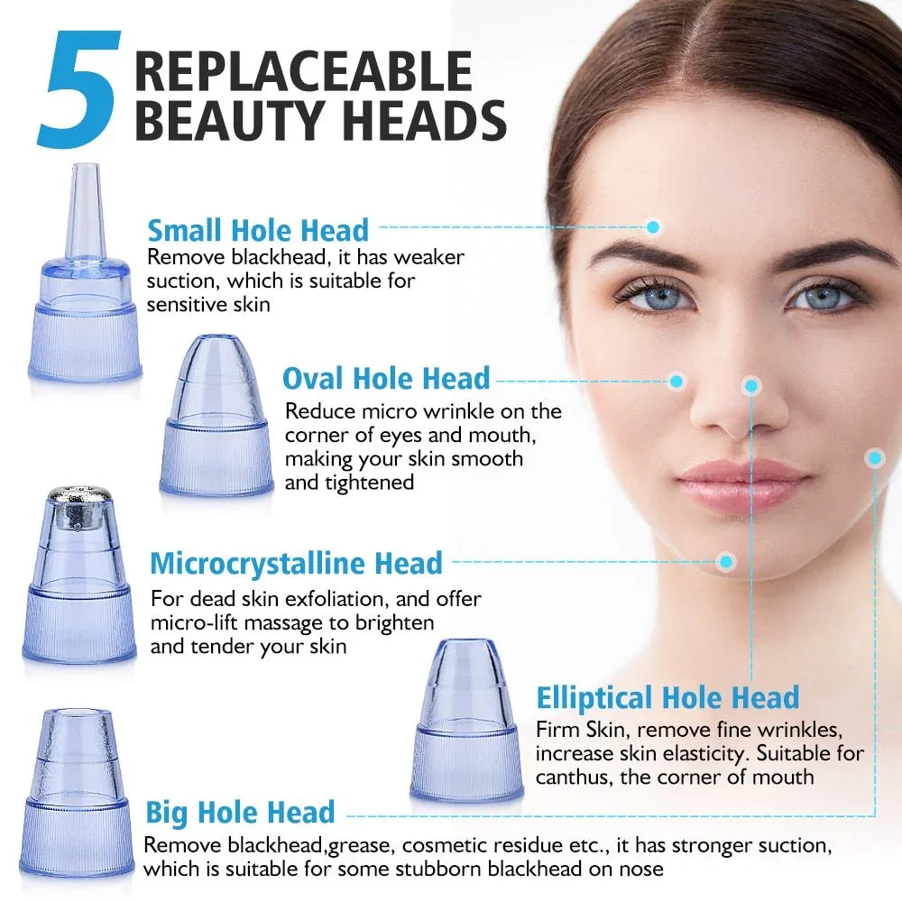 Electric Suction Blackhead Remover Skin Cleaning Device