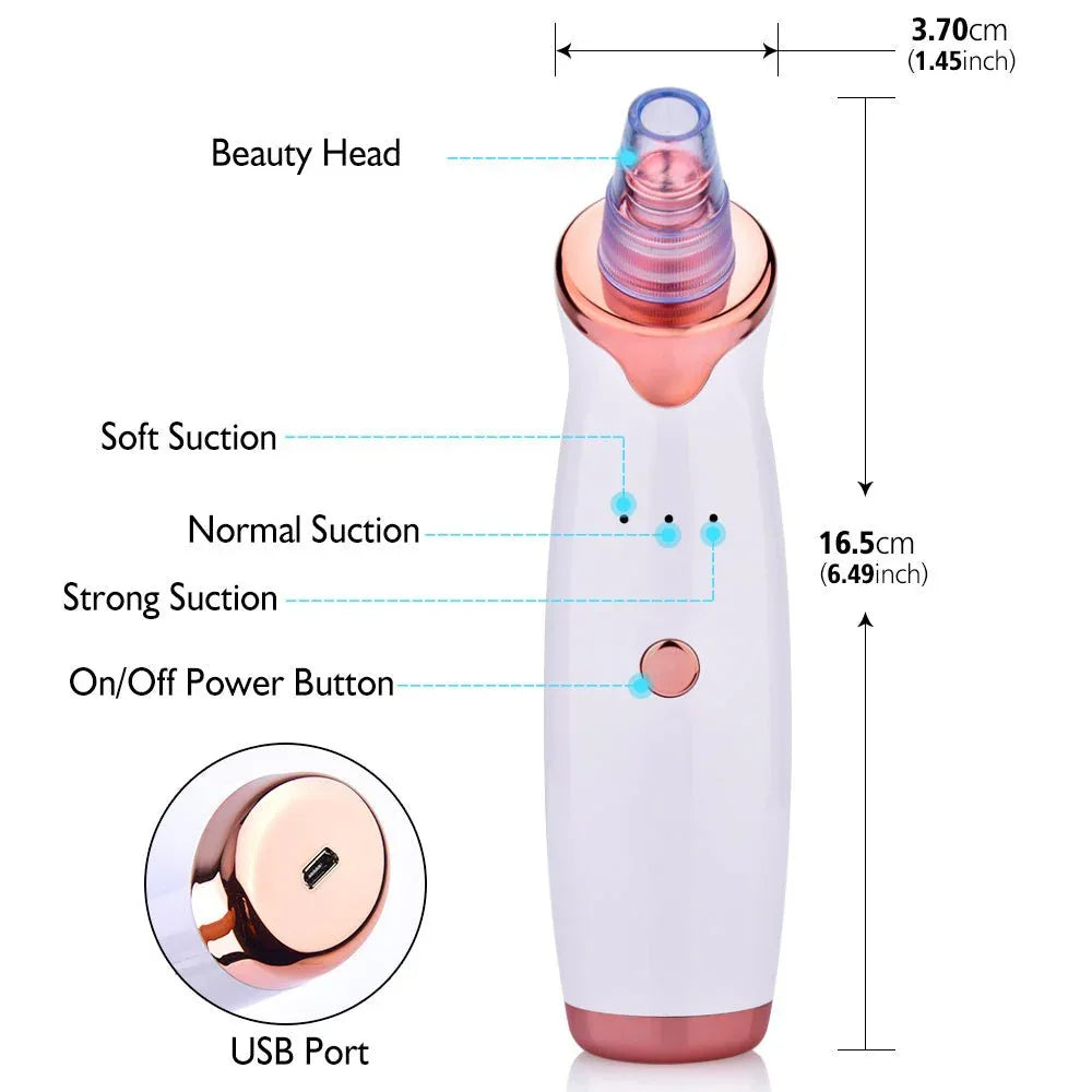 Electric Suction Blackhead Remover Skin Cleaning Device