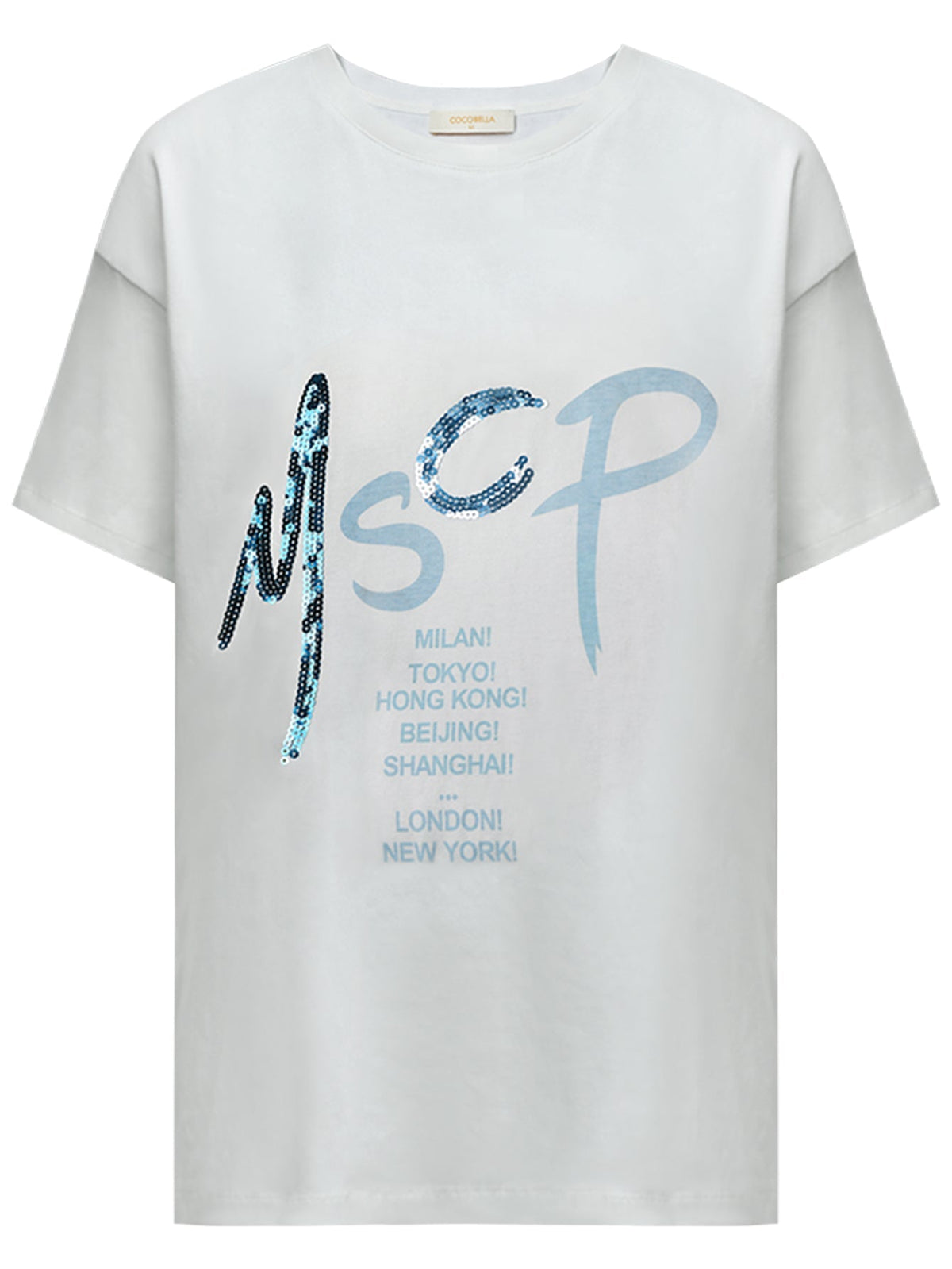 Embroidered White Short Sleeve MSCP