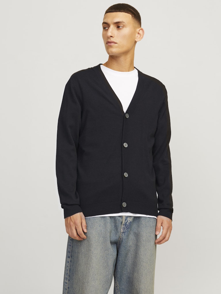EMIL STRICKKNOPF-CARDIGAN