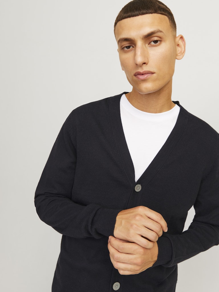 EMIL STRICKKNOPF-CARDIGAN