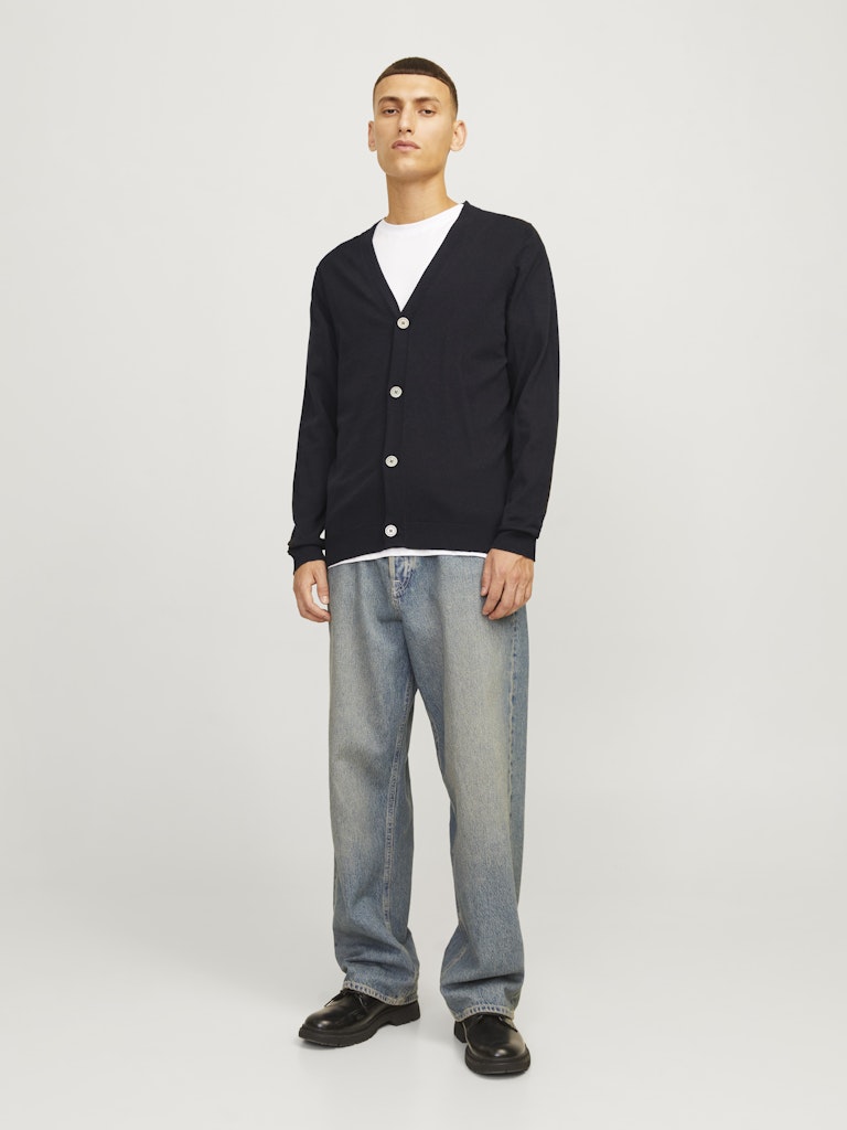 EMIL STRICKKNOPF-CARDIGAN
