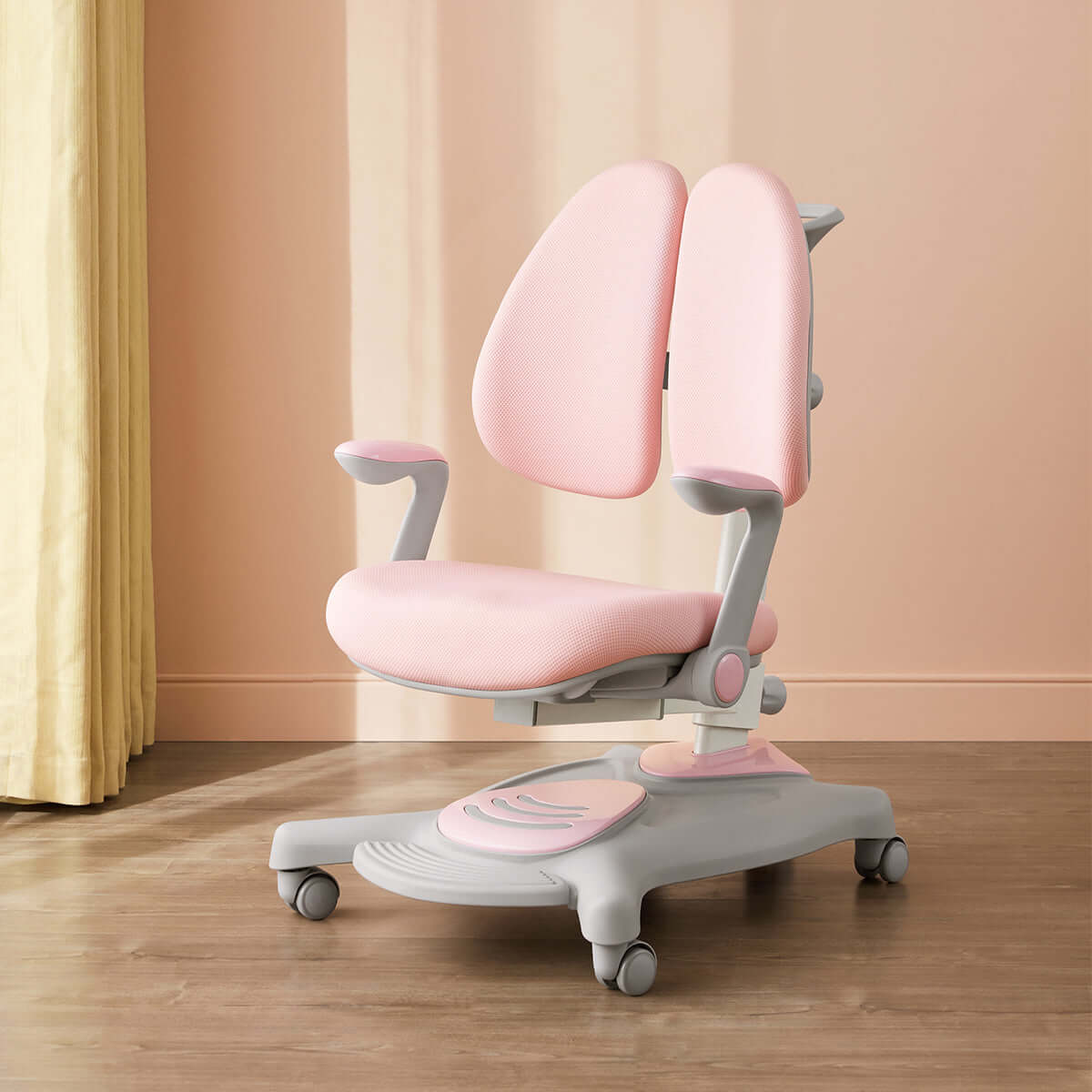 Ergonomic Chair with Double Back Support for Children
