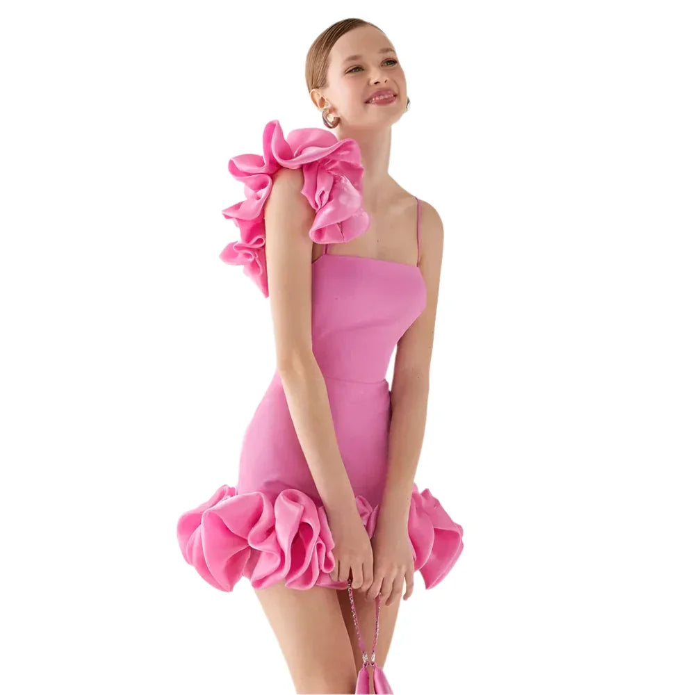 European And American Women's Clothing Pleated Dress