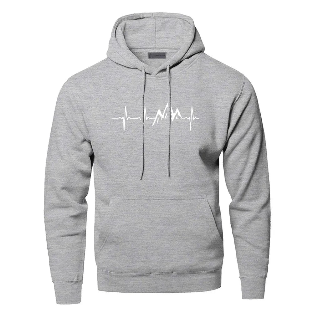 Men's Warm Comfortable Polyester Hoodie