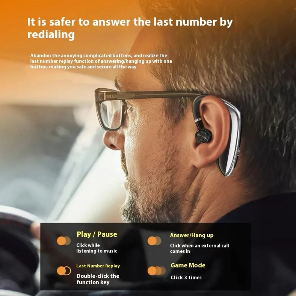 Wireless Bluetooth In-Ear Earphones Waterproof HiFi Sound Quality Headphones