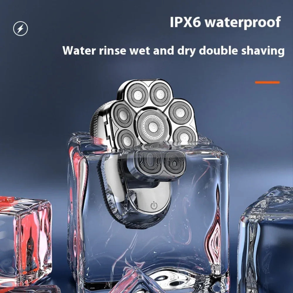 Men's Digital Display Multifunctional Electric Shaver