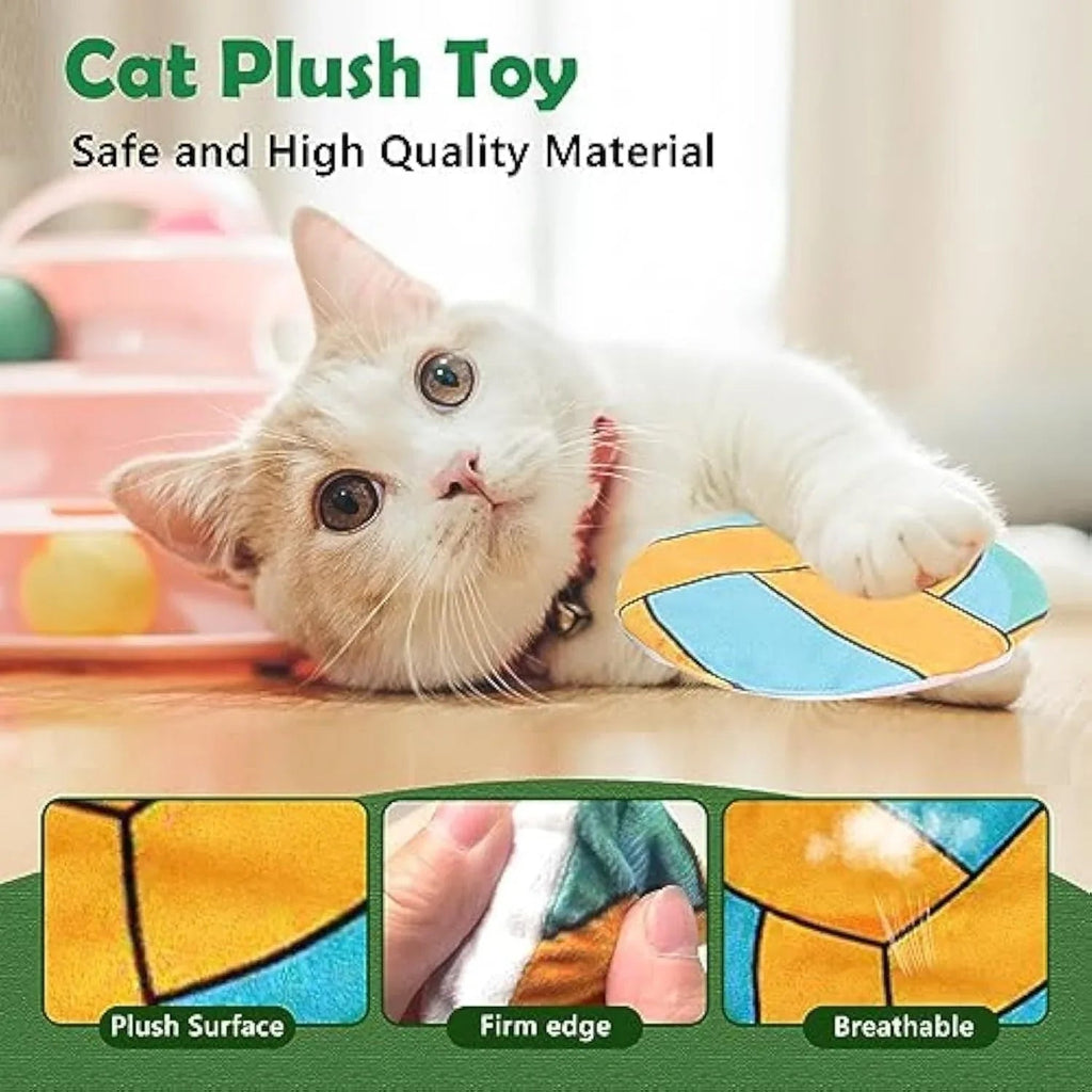 Flying Discs Frisbees Soft Catnip Filled Cat Toys