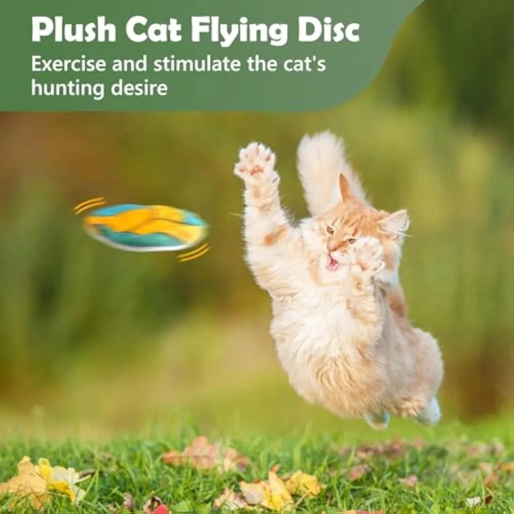Flying Discs Frisbees Soft Catnip Filled Cat Toys