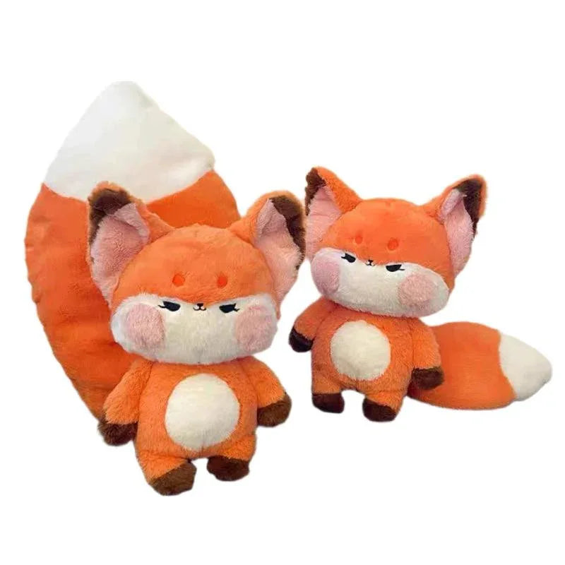 Fox Doll Plush Toy Stuffed Animal With Big Tail