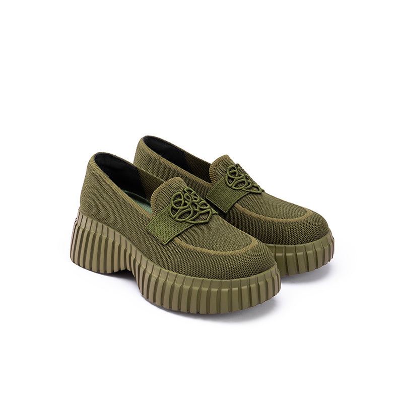 Gentleman Slip On Soft Sole Platform Loafers-2