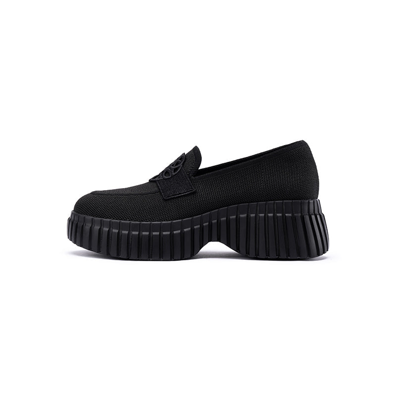 Gentleman Slip On Soft Sole Platform Loafers-5