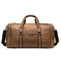 Genuine Leather Men's Business Travel Top Layer Cowhide One-shoulder Duffle Bag