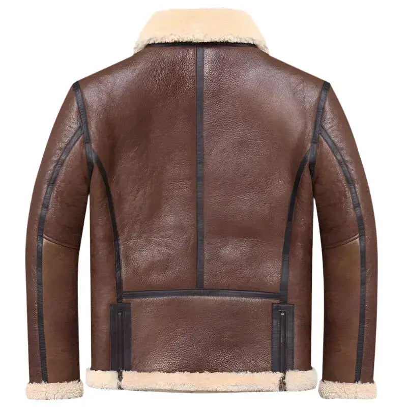 Genuine Sheepskin Russian Military Winter Coat
