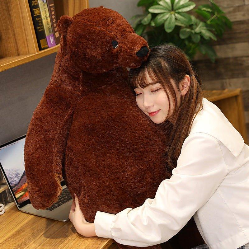 Giant 100cm Brown Bear Stuffed Animal Plush Toy