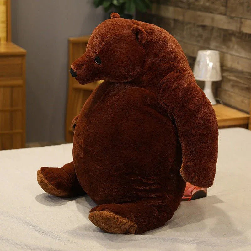 Giant 100cm Brown Bear Stuffed Animal Plush Toy