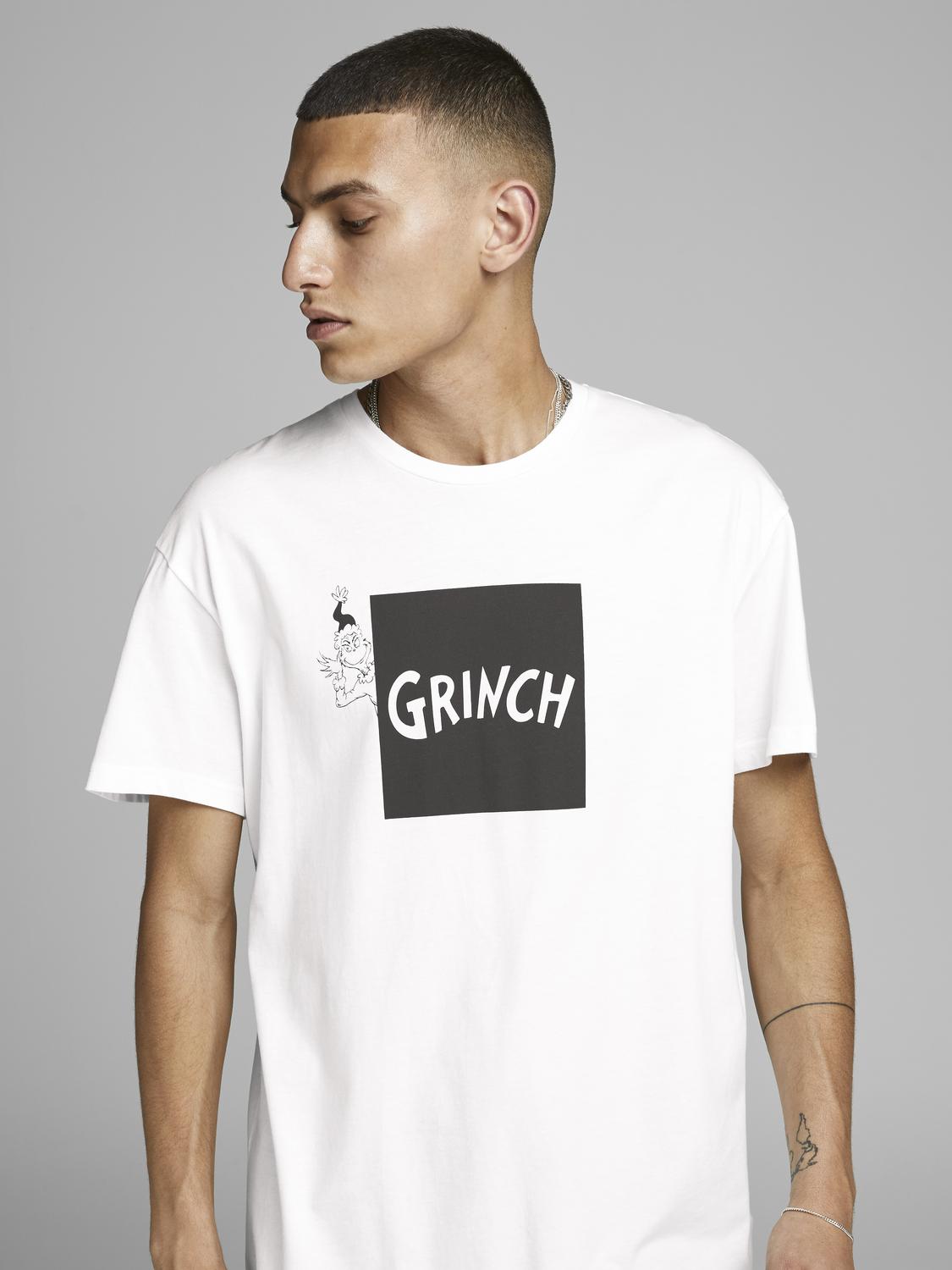 GRINCH T-SHIRT, 2-HALS-AUSSCHNITT, RUNDHALS