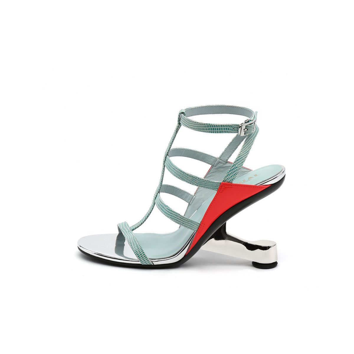 Heel-Less Strappy Gladiator Sandals-5