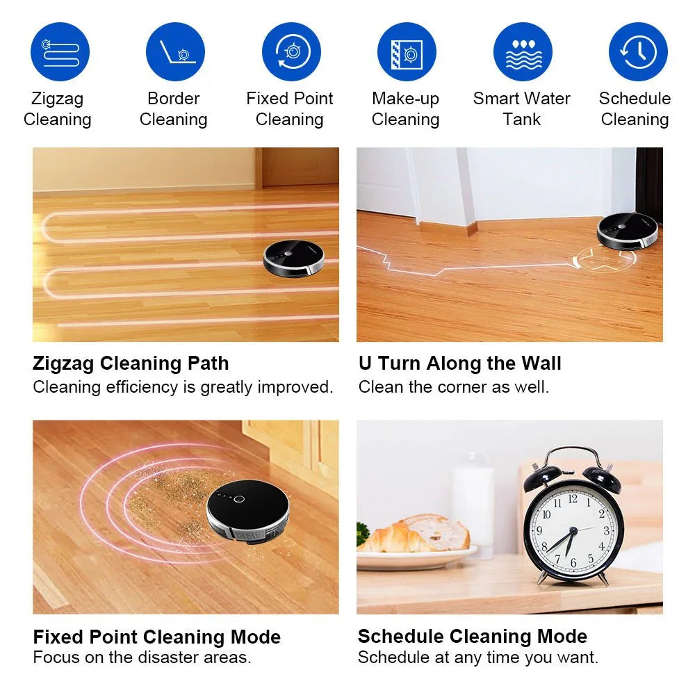 Home Sweeping Self Navigation Robot Vacuum Cleaner