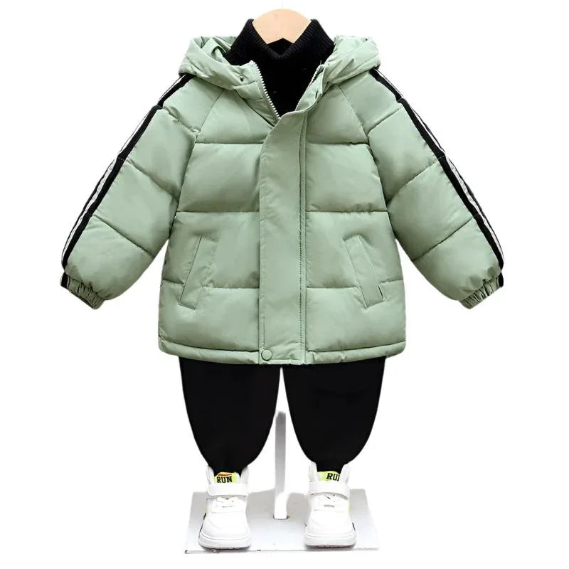 Hooded Warm Thick Winter Jacket For Boys