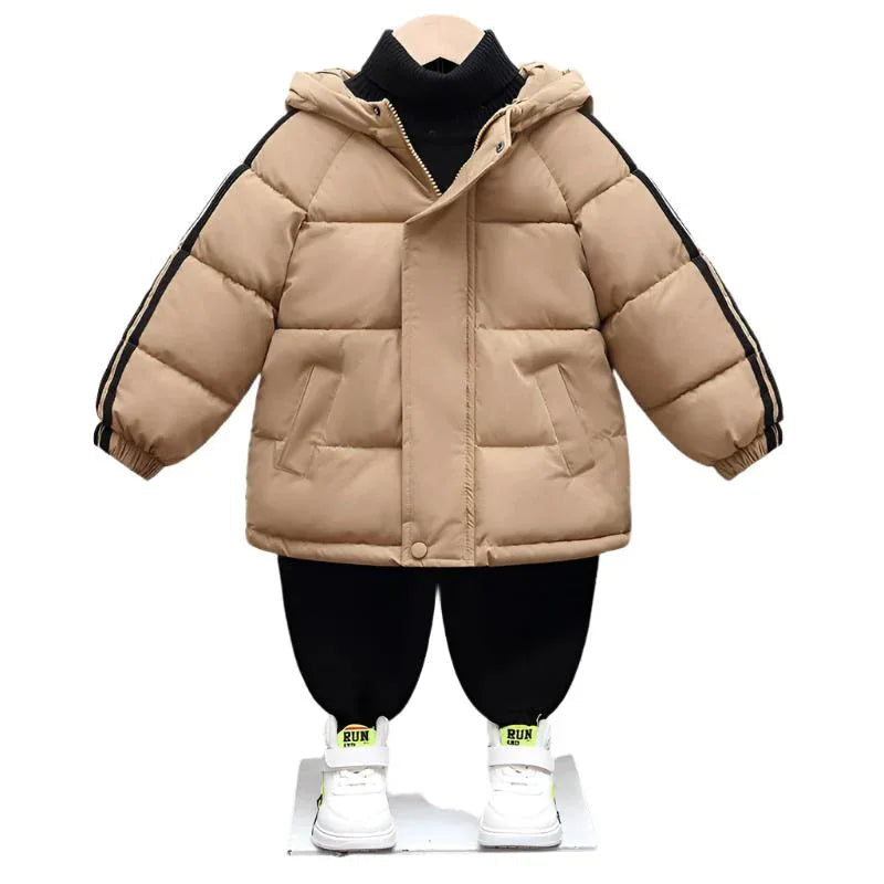 Hooded Warm Thick Winter Jacket For Boys