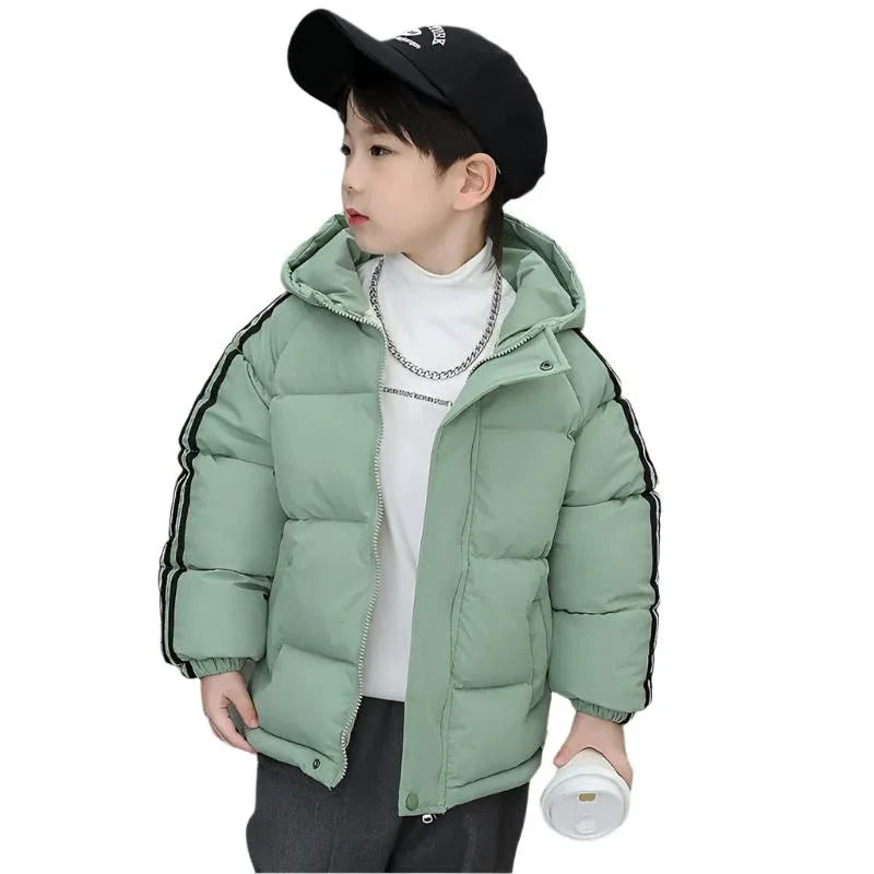 Hooded Warm Thick Winter Jacket For Boys