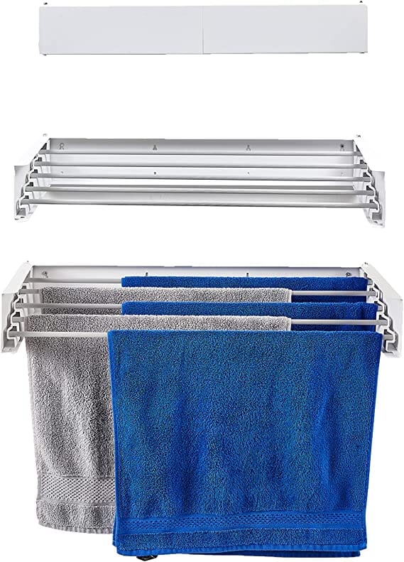 Infällbar Tvätthängare PREMIUM – Väggmonterad torklösning (15 kg)