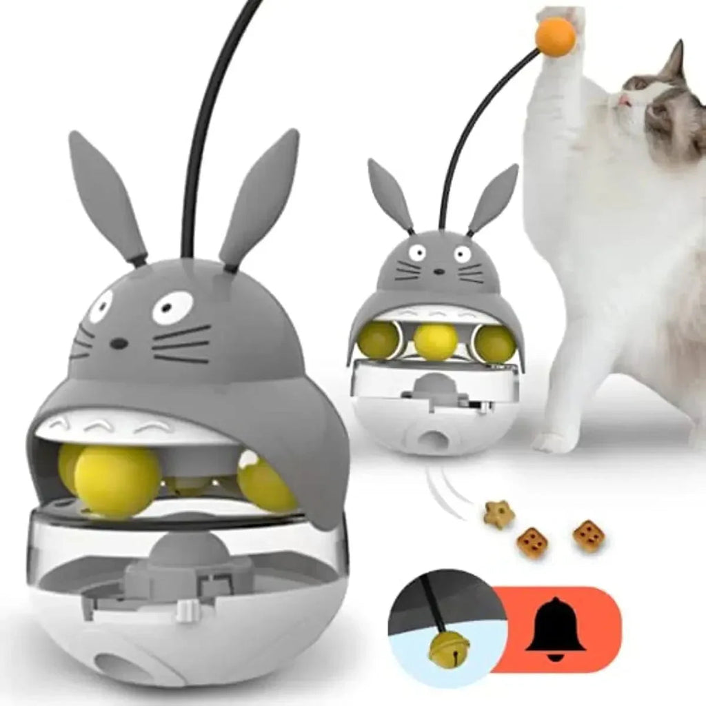 Interactive Cat Feeder Treat Cat Food Dispensing Toys