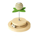 Interactive Cat Kitten Scratching Post With Sisal Ball Toy For Indoor Entertainment