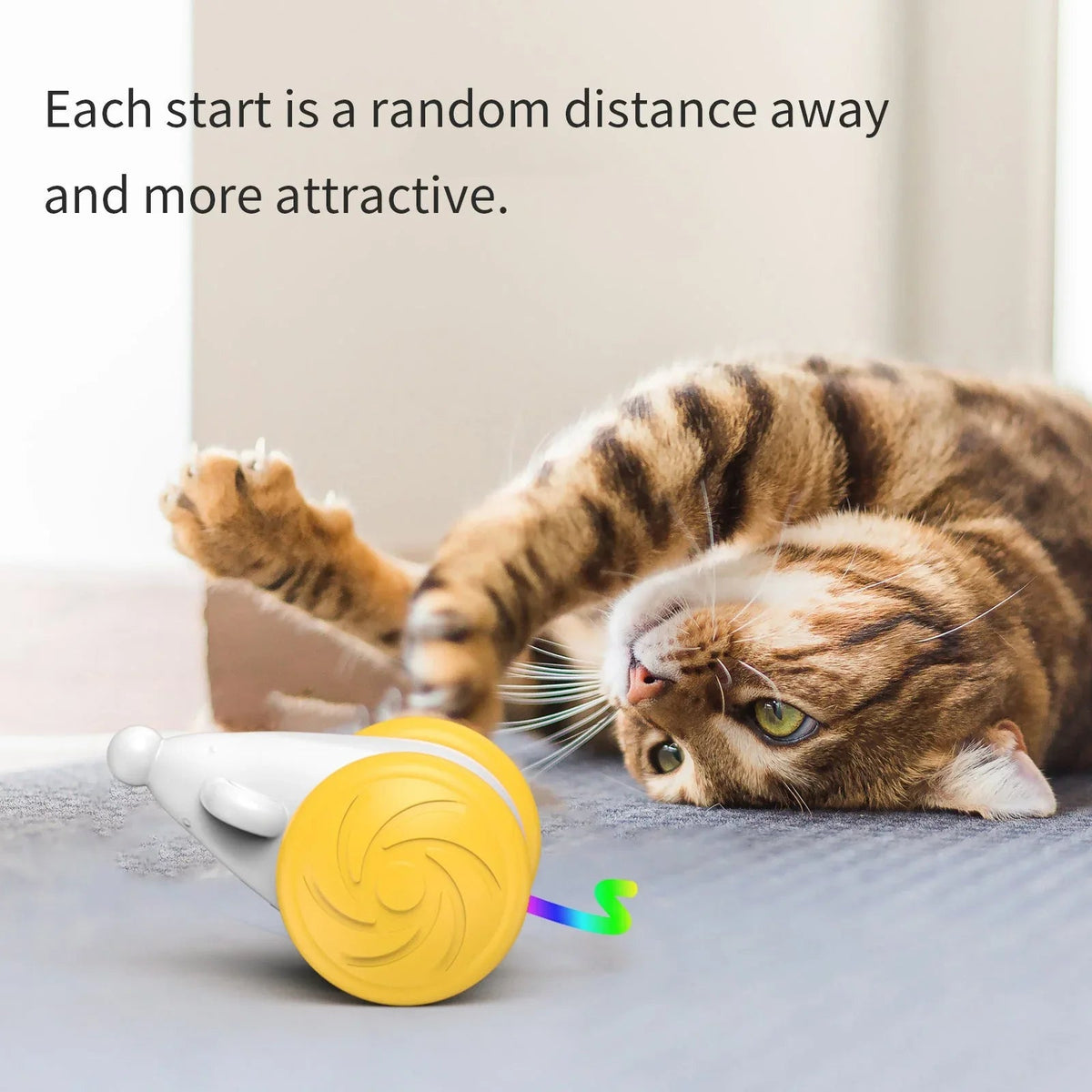 Interactive Luminous Mouse Toy For Cats To Chase Pet Supplies