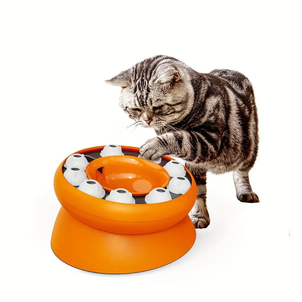 Interactive Puzzle For Cats Slow Food Dispensing Toy For Pets
