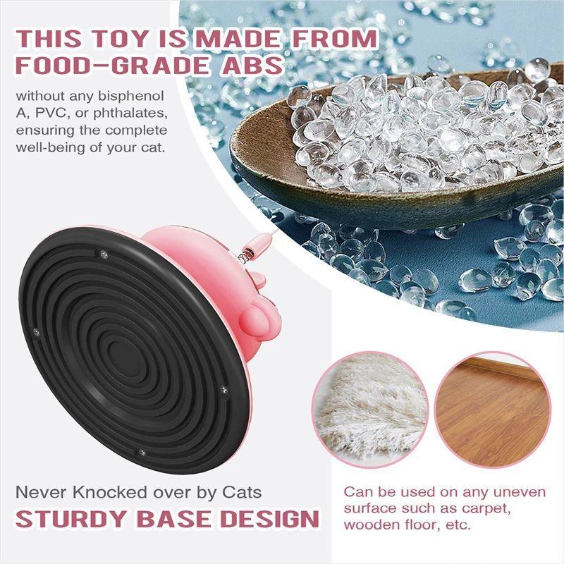 Interactive Scratch Post Cat Toys With Suction Cup