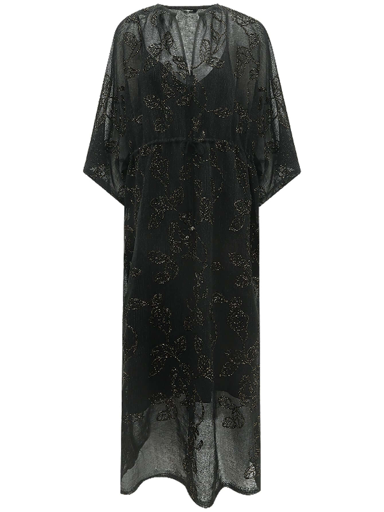 Intricate Glitter Embroidered Two-Piece Dress