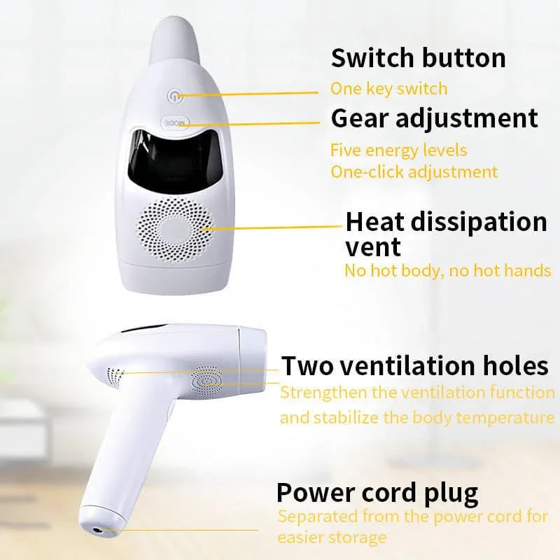 IPL Hair removal Device For Permanent Hair Loss With 990 000 Flashes