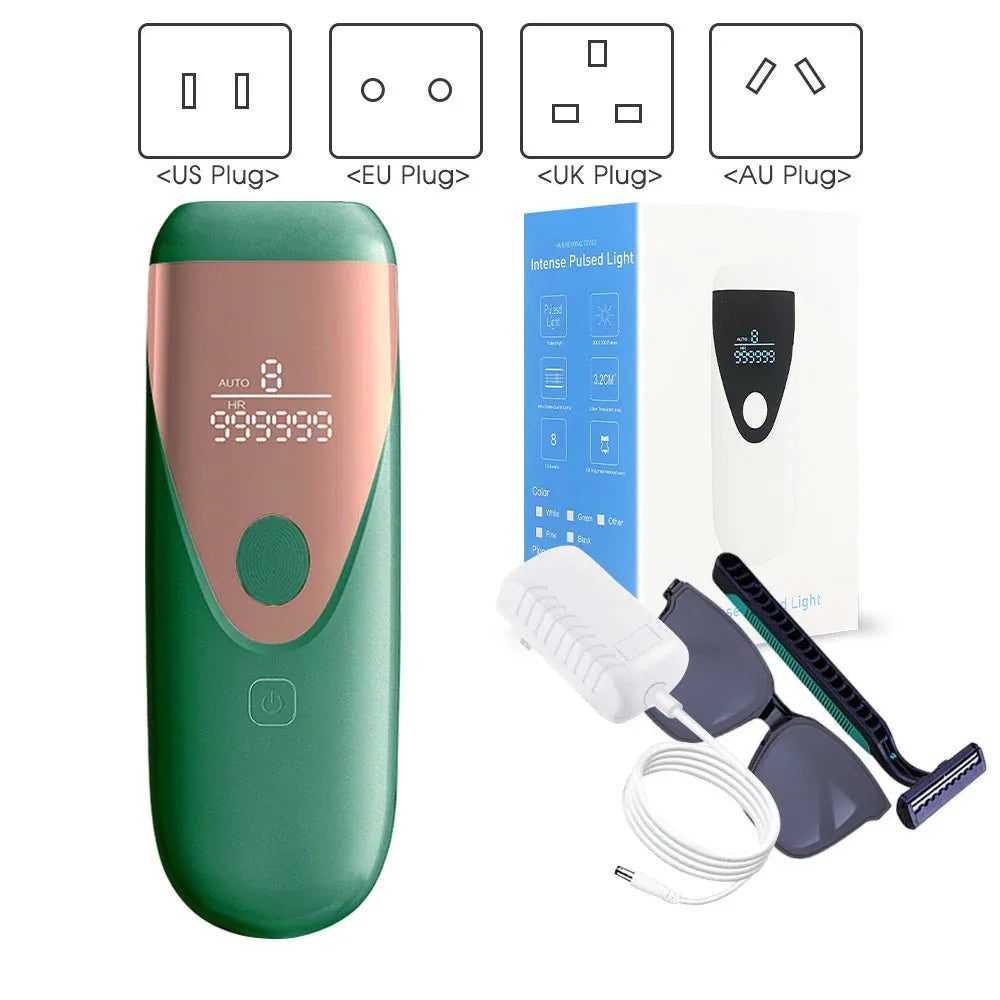 IPL Hair Removal Device With LCD Display