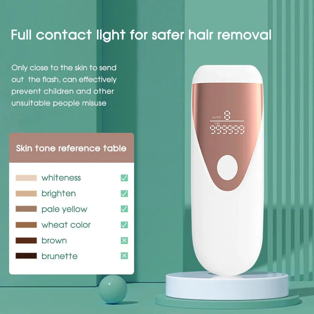 IPL Hair Removal Device With LCD Display