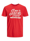 Jeans-T-Shirt mit Rundhalsausschnitt