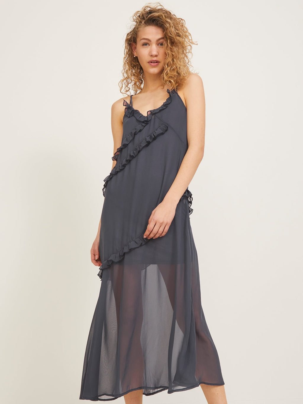KASSIE LANGES PURE KLEID